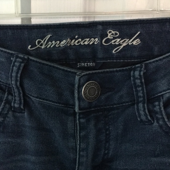 AEO Sz 2 low rise CARGO STYLE jegging/ skinny jeans - Picture 7 of 11